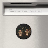 Pinguin-Feiertags-Lichterdisplay Magnet (In Situ (Geschirrspüler))