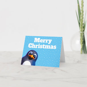 Pinguin Feiertagskarte