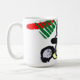 Pinguin-Felsen-Weihnachten Kaffeetasse