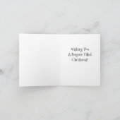 Pinguin Filled Christmas Card Karte (Innenseite)