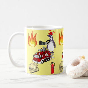 Pinguin Fireman Tasse