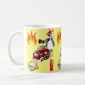 Pinguin Fireman Tasse (Links)