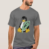 PINGUIN-FISCHE LINUXS TUX T-Shirt (Vorderseite)
