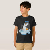 Pinguin Fisher Angelrute T-Shirt (Vorne ganz)