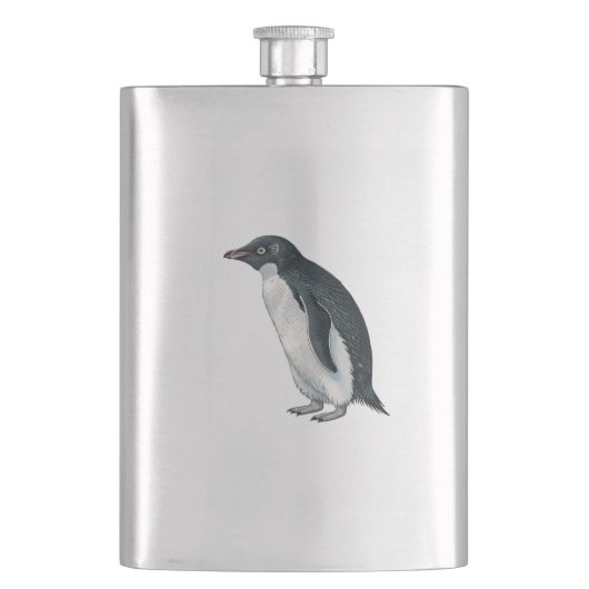 Pinguin Flachmann (Vorderseite)