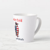 Pinguin Flag America Milchtasse (Rechte Ecke)