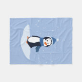 Pinguin Fleecedecke (Vorderseite (Horizontal))