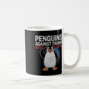 Pinguin Flippers up Anti Trump Resist Pinguine Aga Kaffeetasse