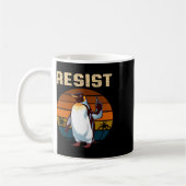 Pinguin Flippers Up widersteht lustigen Pinguinen  Kaffeetasse (Links)