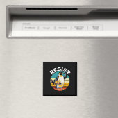 Pinguin Flippers Up widersteht lustigen Pinguinen  Magnet (In Situ (Geschirrspüler))