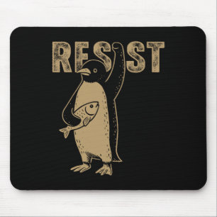 Pinguin Flippers Up widersteht lustigen Pinguinen Mousepad