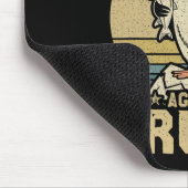 Pinguin Flippers Up widersteht lustigen Pinguinen Mousepad (Ecke)