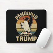 Pinguin Flippers Up widersteht lustigen Pinguinen Mousepad (Mit Mouse)