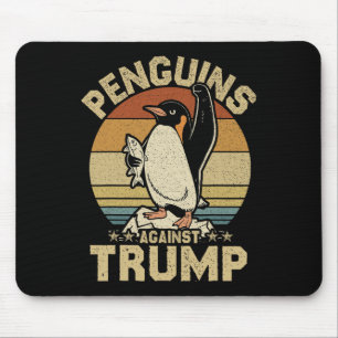 Pinguin Flippers Up widersteht lustigen Pinguinen Mousepad