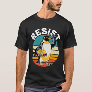 Pinguin Flippers Up widersteht lustigen Pinguinen T-Shirt