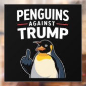 Pinguin Flippert auf widerspenstige Pinguine gegen Fensteraufkleber (Blatt 2)