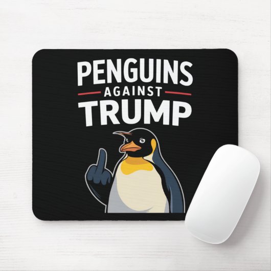 Pinguin Flippert auf widerspenstige Pinguine gegen Mousepad (Mit Mouse)