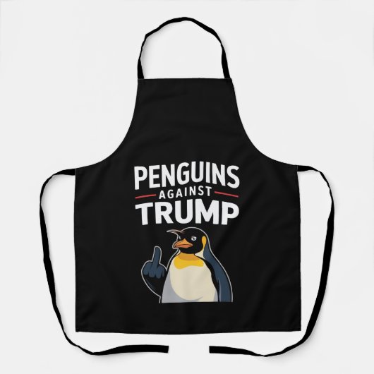 Pinguin Flippert auf widerspenstige Pinguine gegen Schürze (Vorderseite)