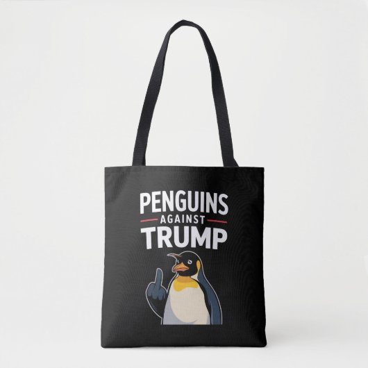 Pinguin Flippert auf widerspenstige Pinguine gegen Tasche (Vorderseite)