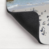 Pinguin-Flussstein-Strand | Südafrika Mousepad (Ecke)