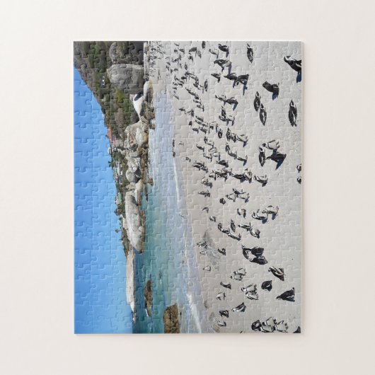 Pinguin-Flussstein-Strand | Südafrika Puzzle (Vertikal)