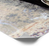 Pinguin-Foto Poster (Ecke)