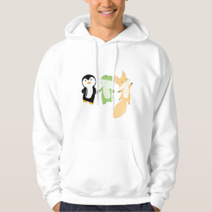 Pinguin Fox Frog Funny Animals Kinder Hoodie