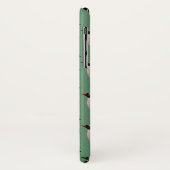 Pinguin Frenzy iPhone X Fall (grün) Case-Mate iPhone Hülle (Hinten/Links)