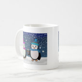 Pinguin-Freunde Kaffeetasse (Vorderseite Links)