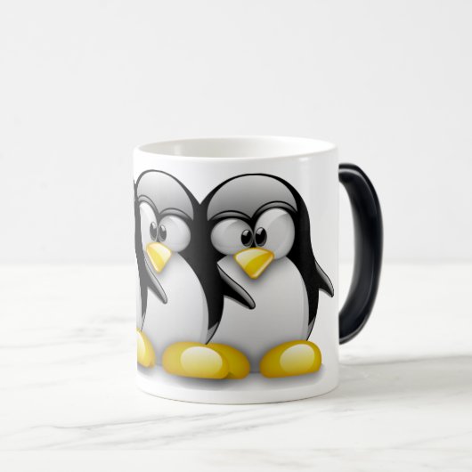 PINGUIN-FREUNDE LINUXS TUX VERWANDLUNGSTASSE (VorderseiteRechts)