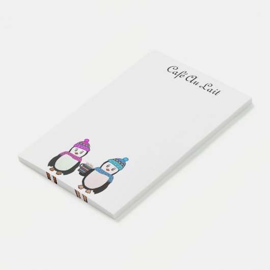 Pinguin-Freunde Posten-it® Anmerkungen Post-it Klebezettel (angewinkelt)