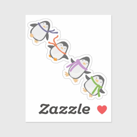 Pinguin Friends Aufkleber (Blatt)