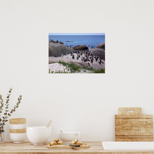 Pinguin Friends Poster (Küche)