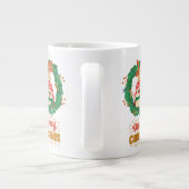 Pinguin , Frohe Weihnachten Jumbo-Tasse (Rückseite)