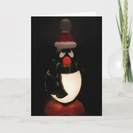 Pinguin "Frohe Weihnachten" Karte