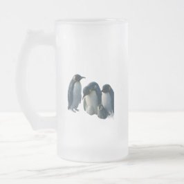 Pinguin-Frostglas-Bierproduktbeschreibung Mattglas Bierglas