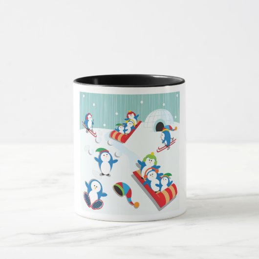 Pinguin Fun Tasse (Zentrum)
