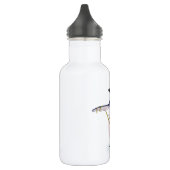 Pinguin Funny Bird zu Ernährung Edelstahlflasche (Links)