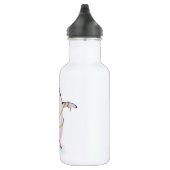 Pinguin Funny Bird zu Ernährung Edelstahlflasche (Rechts)