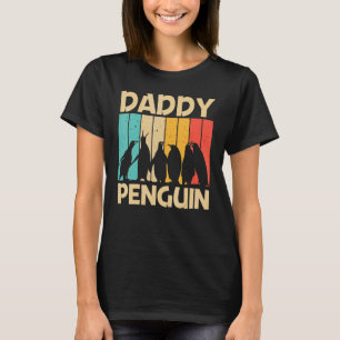 Pinguin für Männer Vater Pinguine Bird Animal Retr T-Shirt