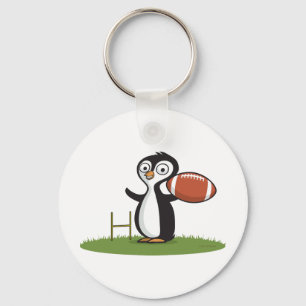Pinguin-Fußball Schlüsselanhänger