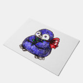 Pinguin Fußmatte (Schrägansicht)