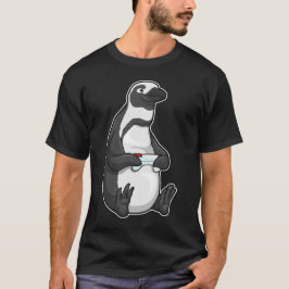 Pinguin Gamer Controller T-Shirt