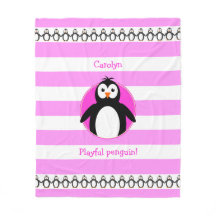 Pinguin geben den Namen Pink White Streifen