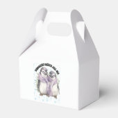 Pinguin+Gefallen+Felder+Be+Kind+Verpackung+Winter+ Geschenkschachtel (Vorderseite)