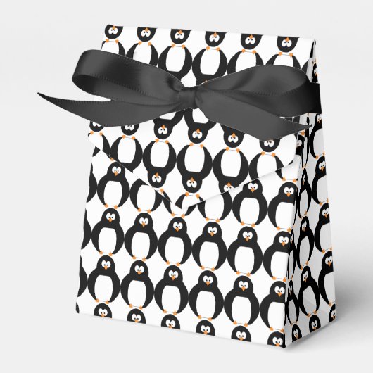 Pinguin-Gefälligkeitsbox Geschenkschachtel (Vorderseite)