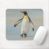 Pinguin geht am Strand Mousepad (Mit Mouse)