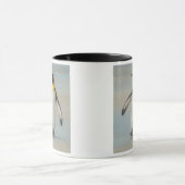 Pinguin geht am Strand Tasse (Zentrum)