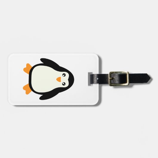 Pinguin Gepäckanhänger (Vorderseite horizontal)