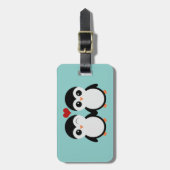 Pinguin-Gepäckanhänger Gepäckanhänger (Vorderseite vertikal)